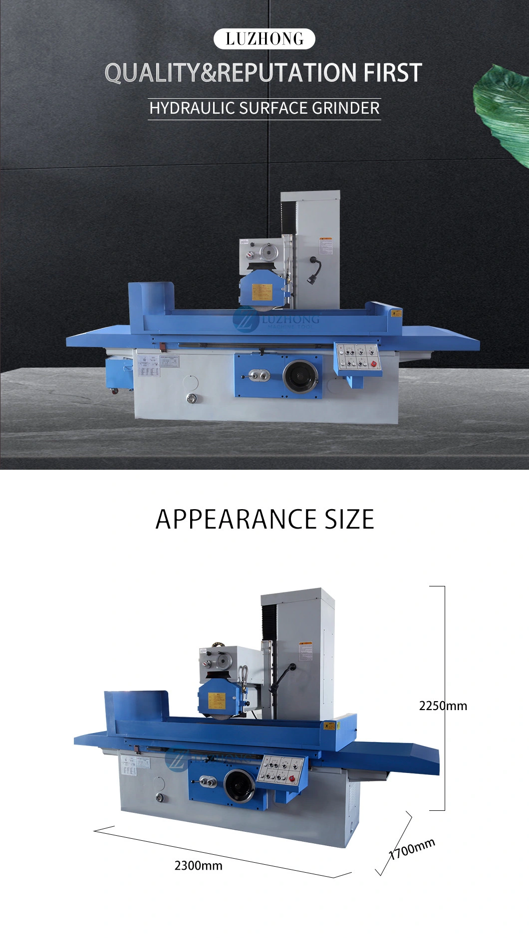 Low Cost M7132 Hydraulic Metal Surface Grinding Machine Grinder for Sale