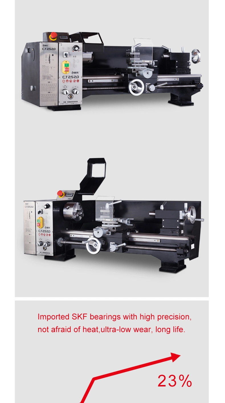 Combination Lathe Milling Machine CT2520 Manual Lathe Machine