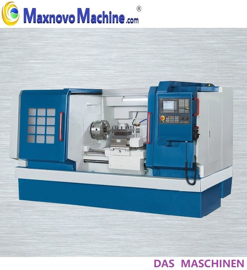 High Precision Horizontal Metal Turning Flat-Bed CNC Lathe Machine (DL-CNC500)