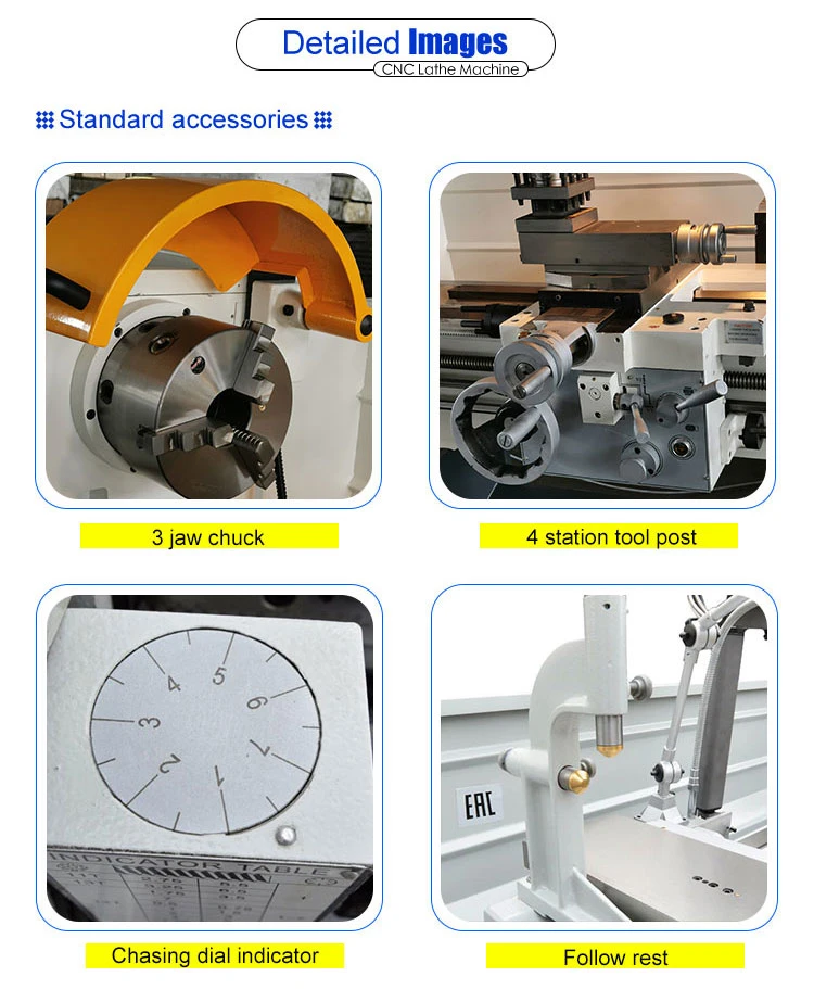 CM6241 Metal Lathe machine with Rigid Stand